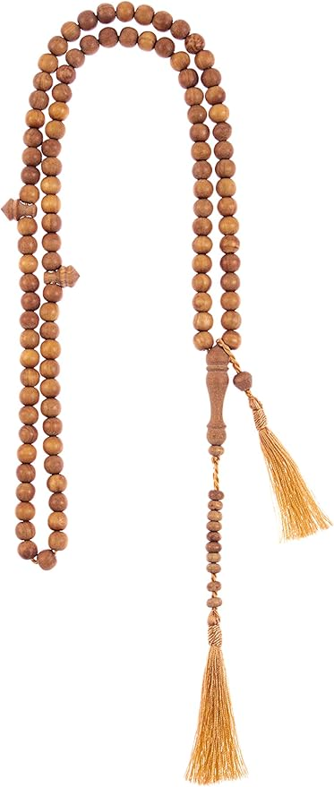 Halela 8mm Sandalwood Tasbih 99 Prayer Beads
