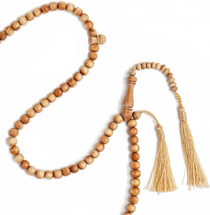 Halela 8mm Sandalwood Tasbih 99 Prayer Beads