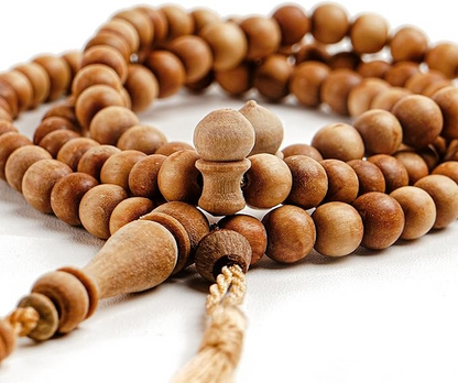 Halela 8mm Sandalwood Tasbih 99 Prayer Beads