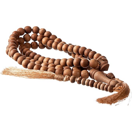 Halela 8mm Sandalwood Tasbih 99 Prayer Beads